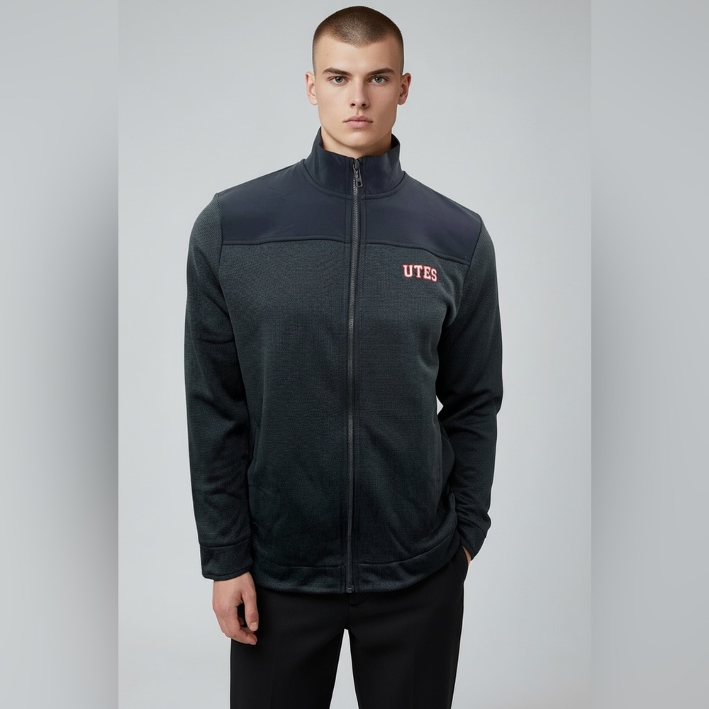 Under Armour Men’s Size Medium Long Sleeve University Of Utah Fleece Jacket